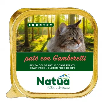 NATUA Country Shrimp šlapias kačių ėdalas - 100g