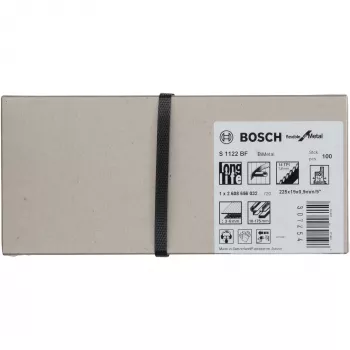 Pjūklo geležtė Bosch S 1122 BF, vamzdžiams, profiliams, storam lakštiniam metalui, 1,8 mm