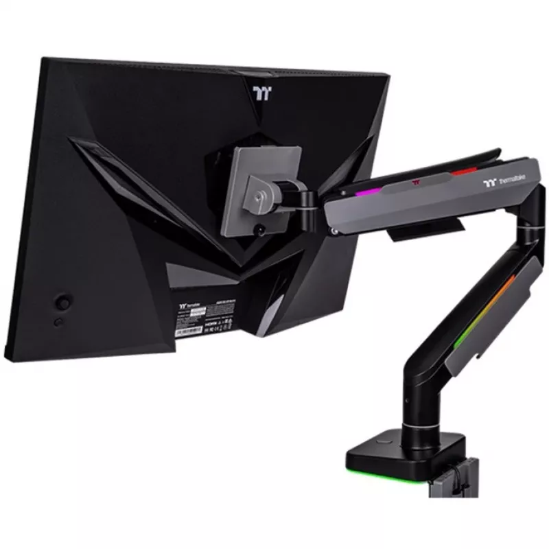 Terminalo laikiklis Thermaltake GEA-MSR-SMSBLK-01 monitoriaus stovas 124.5 cm 49 coliai stalas Juoda Pilka