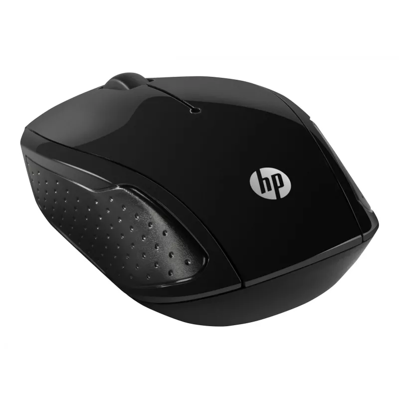 HP Wireless Mouse 200, ambidekstrinė, optinė, RF belaidė, 1000 DPI, juoda