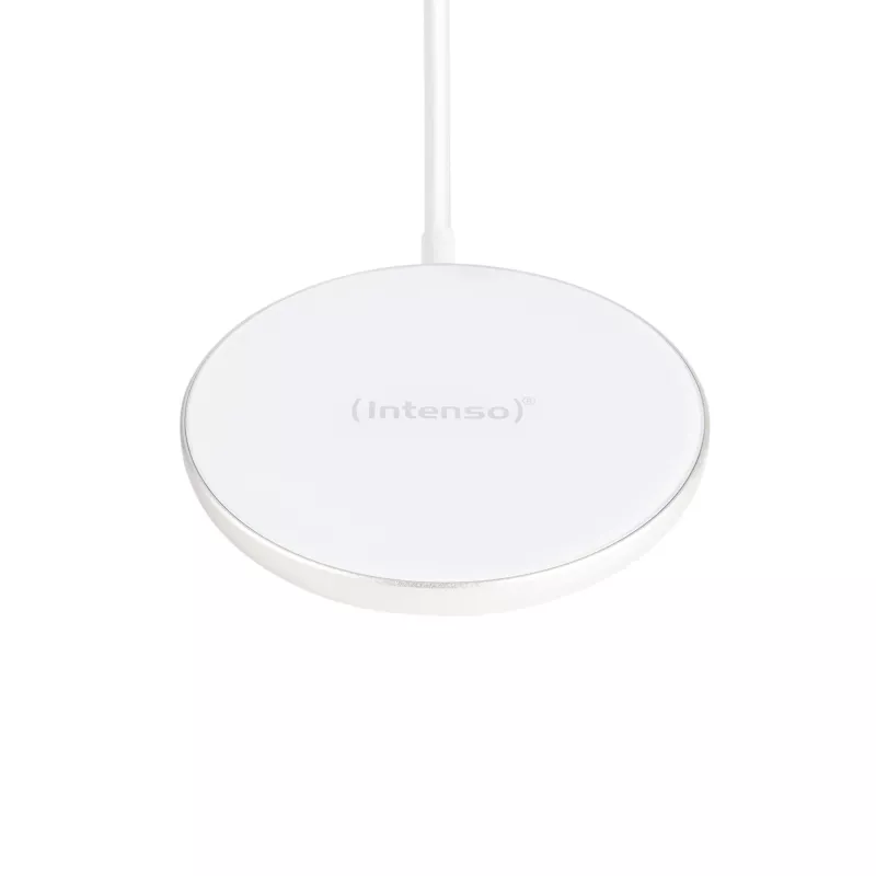 Intenso MW1 belaidis magnetinis įkroviklis 15 W, USB, 12 V, vidaus naudojimui, baltas