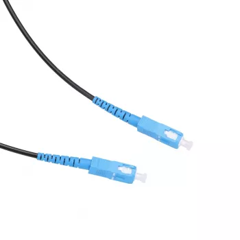 Extralink SC/UPC-SC/UPC Flat Drop Patch Cord, vienmodis, simplex, G.657A2, 150m