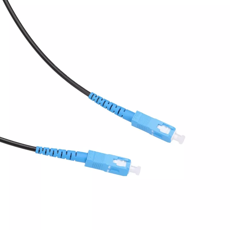 Extralink SC/UPC-SC/UPC Flat Drop Patch Cord, vienmodis, simplex, G.657A2, 150m