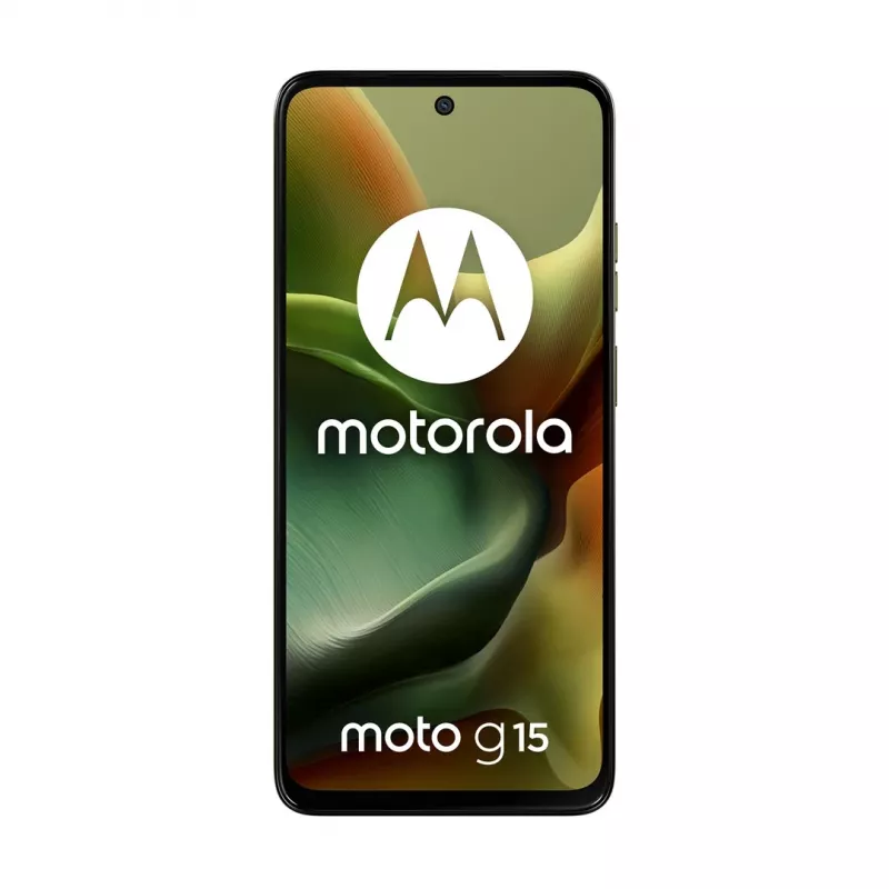 Mobilusis telefonas Motorola moto g15 17,1 cm (6,72 colio) Dual SIM Android 15 4G USB Type-C 8 GB 128 GB 5200 mAh Žalia