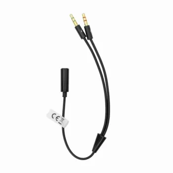 Sbox 35F-2X35M/R 3.5mm lizdas 4 kontaktai – 2 x 3.5mm kištukai 3 kontaktai 0.2m