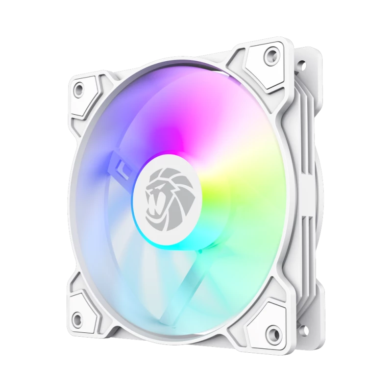 Gamemax FN12A-S5 Baltas korpuso ventiliatorius 120mm