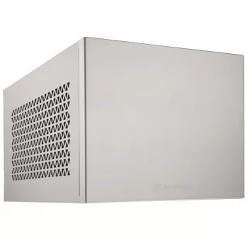 Mini-ITX korpusas SILVERSTONE SST-SG15S, sidabrinis aliumininis kompaktiškas korpusas