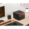 Jonsbo N4 Microtower korpusas juodas, tvirtas plieninis kompaktiškas PC korpusas