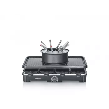 Raclette kepsninė Severin RG 2347 8 asmenims 1400 W juoda