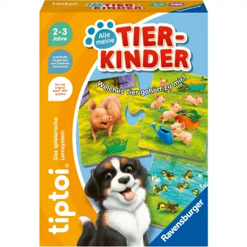 Stalo žaidimas Ravensburger tiptoi Visi mano gyvūnų jaunikliai