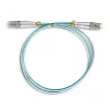 Qoltec šviesolaidinis jungiamasis laidas - LC/UPC Multimode (M) į LC/UPC Multimode (M) - 1 m - OM3 - 50/125 µm - dupleksas - halogeninis