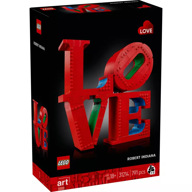 LEGO ART 31214 LOVE – Statomas pop meno modelis