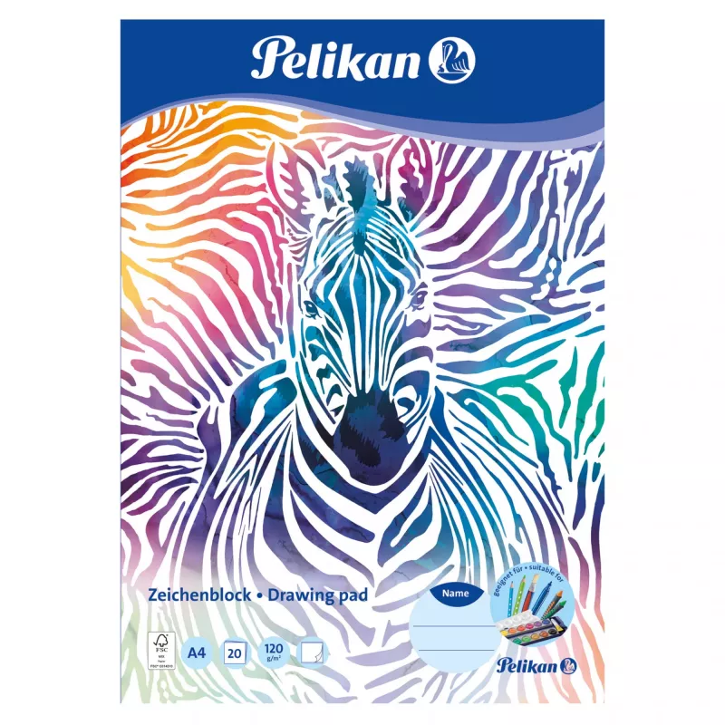 Pelikan 236782 piešimo popieriaus bloknotas, 20 lapų