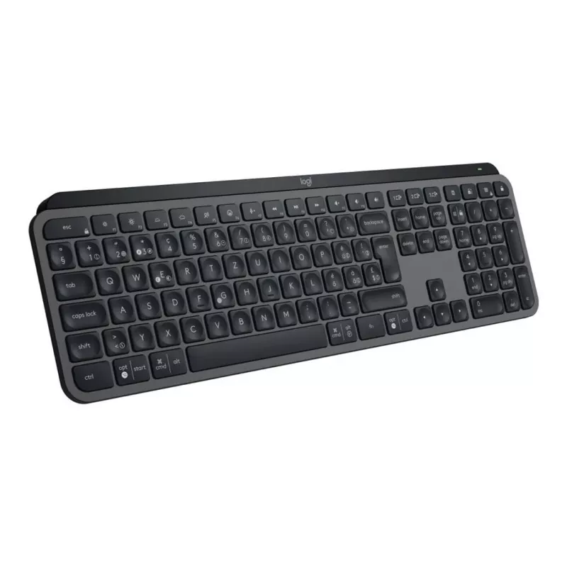Logitech MX Keys S klaviatūra RF belaidė + Bluetooth QWERTZ Šveicariška grafito (920-011571)