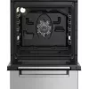 Dujinė-elektrinė viryklė BEKO FSM52330DX 5 degiklių 60 cm, energijos klasė A