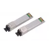 SFP WDM šviesolaidinis siųstuvų-imtuvų rinkinys Extralink 1.25G 1310/1550nm vienmodis 3km SC DOM