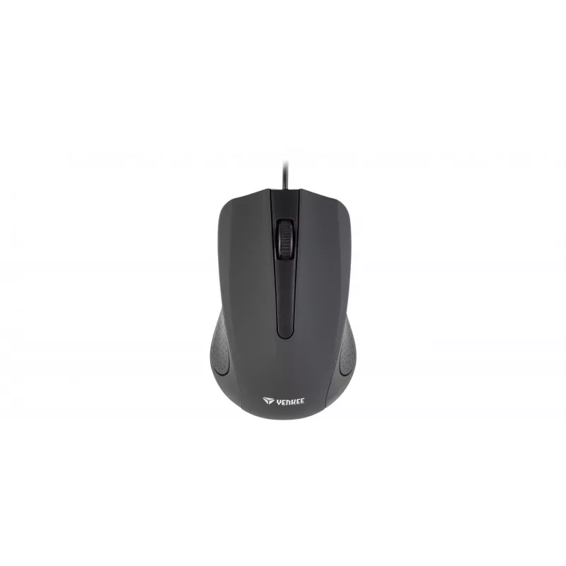 Yenkee YMS 1015BK SUVA laidinis USB pelė, 3 mygtukai, guminis paviršius, 1000 DPI