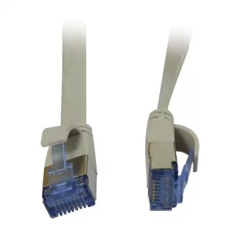 Pataisos kabelis RJ45 CAT6A 500MHz 1,5m pilkas U/FTP plokščias AWG32 Synergy 21