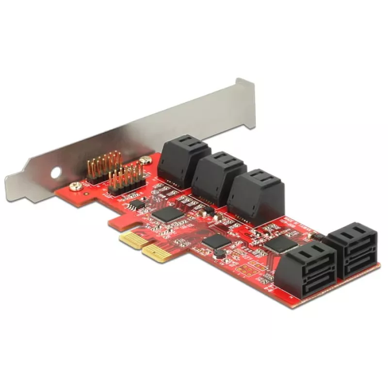 DeLOCK 89384 PCIe SATA valdiklio plokštė, 10 vidinių prievadų