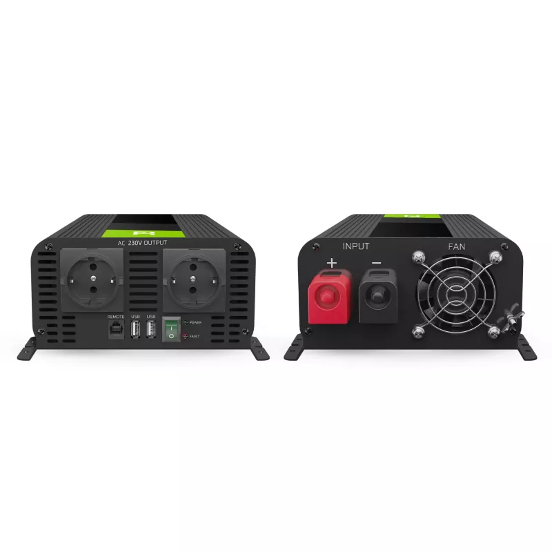 Keitiklis Green Cell GC-INVGC09 12V į 230V gryno sinuso, nuolatinė 1000W, maksimali 2000W