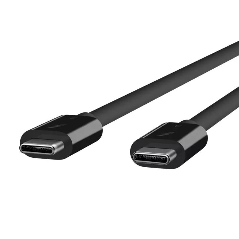 Laidas USB-C į USB-C Belkin F2CD084bt0.8MBK 0,8 m 40 Gbit/s Juodas