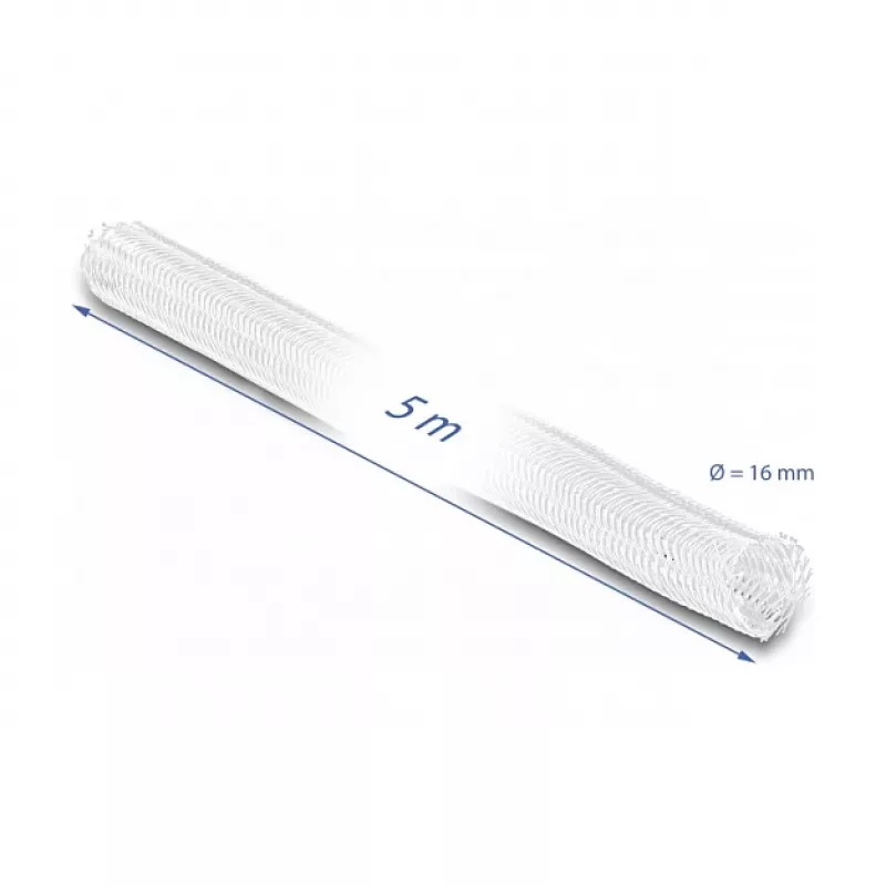 Pintas movos vamzdelis DeLOCK 20809 5 m x 16 mm baltas