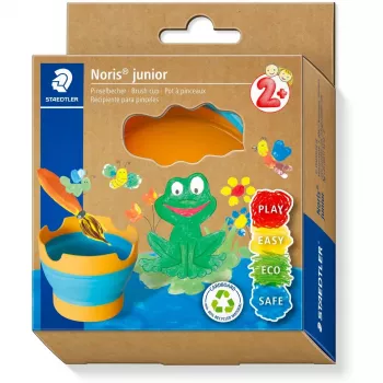 Vandens puodelis Staedtler Noris junior BK 8767 40 BK akvarelei, juodas