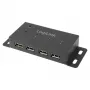 USB 2.0 stotelė LogiLink UA0141A, 4 prievadai, metalinis korpusas