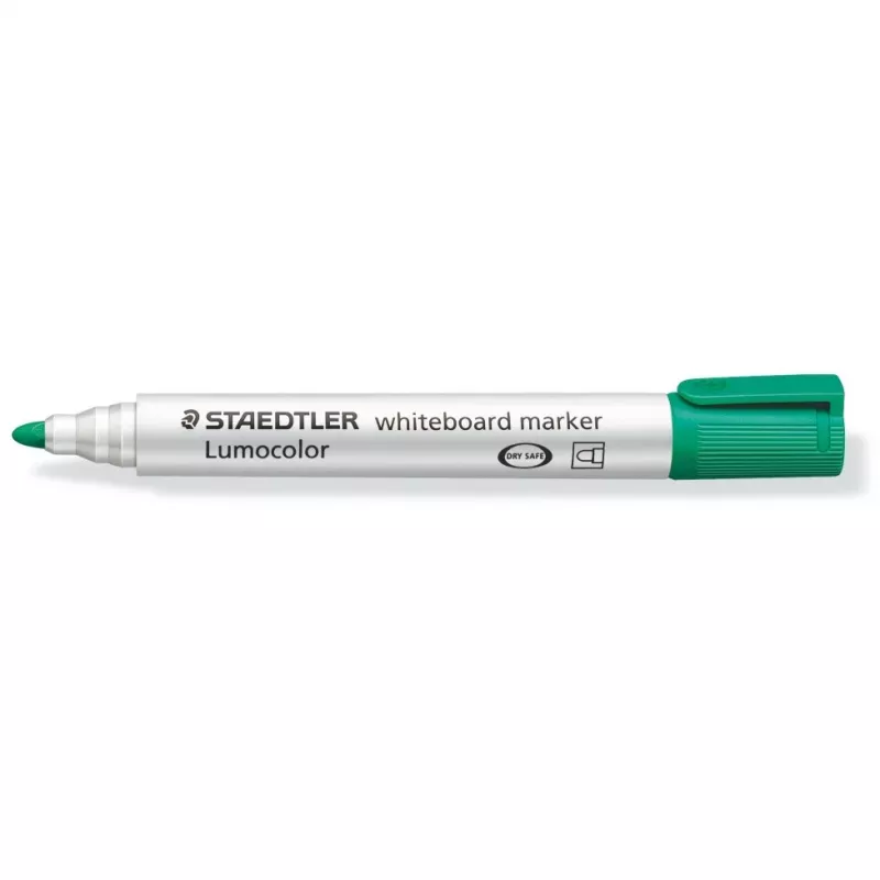 Markeriai Staedtler Lumocolor 351 WP4, 4 vnt., juoda, mėlyna, žalia, raudona, bullet antgalis