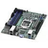 ASRock EC266D4ID-2T/X550 pagrindinė plokštė Intel C266 LGA 1700 mini ITX