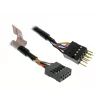 Vidinis USB ilginimo kabelis Akasa EXUSBI-40 0,4 m USB 2.0 (patinas)