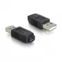 USB adapteris micro-A+B lizdas į USB2.0-A kištuką DeLOCK 65029