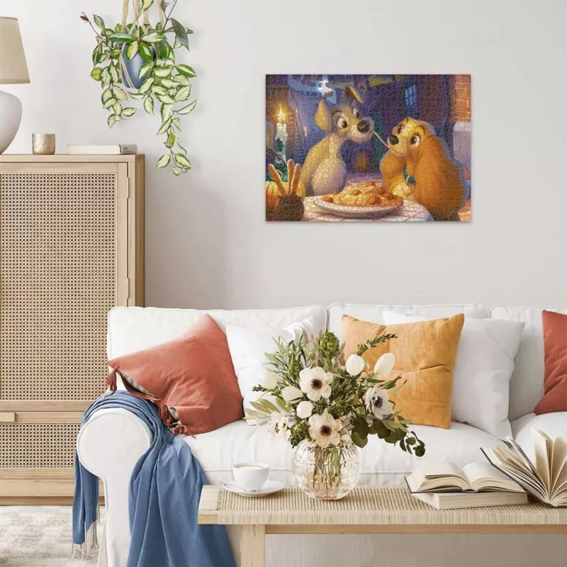 Dėlionė Disney Collector's Edition – Ledis ir Bastūnas (1000 dalių)