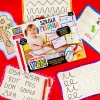 Mokomasis rinkinys Montessori Rašymas mokykla su 18 planšečių