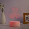 Manta SNL115RGB RGB 3D širdies dekoratyvinė LED lempa