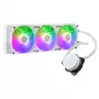 Skysčio aušinimo rinkinys Cooler Master MasterLiquid 360L Core ARGB White 12 cm ventiliatoriai