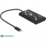 DeLOCK 62708 vaizdo kabelio adapteris Thunderbolt™ 3 į 2× DisplayPort
