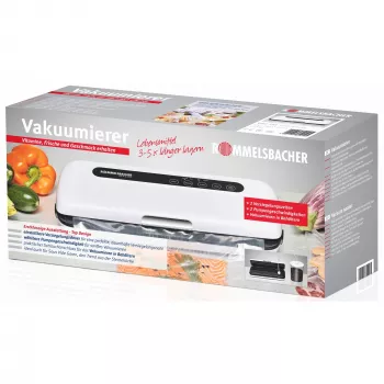 Rommelsbacher VAC110 - Vakuuminis pakavimo aparatas - 360 x 155 x 75 mm - Juoda - Balta (VAC 110)