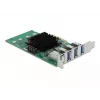 DeLOCK PCI Express x4 kortelė 4 x išoriniai USB 3.0 keturi kanalai - Low Profile