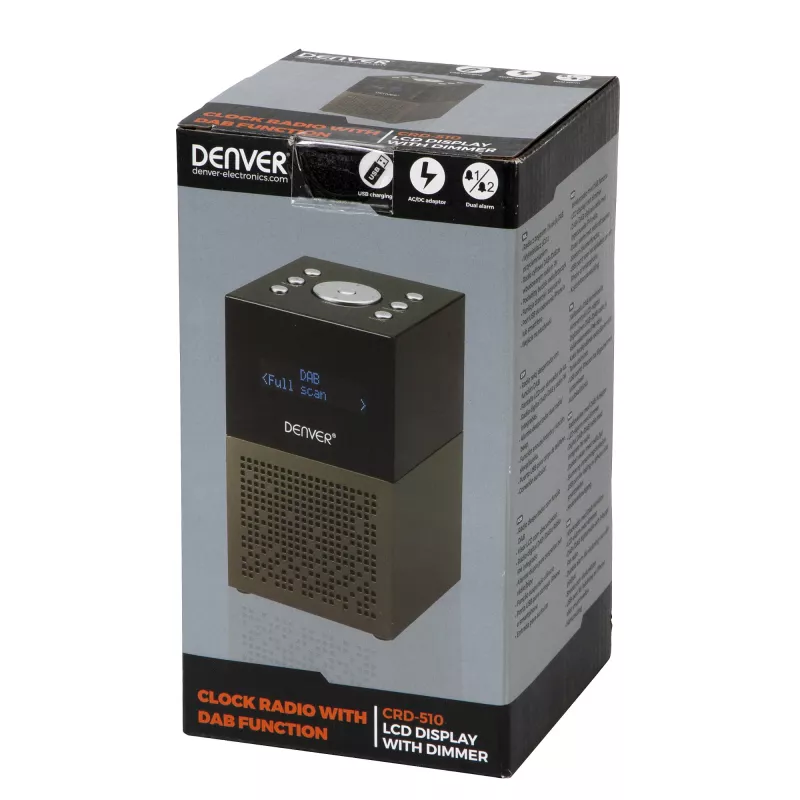 Denver CRD-510 radijo laikrodis su DAB/DAB+ ir FM imtuvu