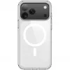Nevox StyleShell SHOCKFlex dėklas iPhone 17 Pro Max su MagSafe permatomas