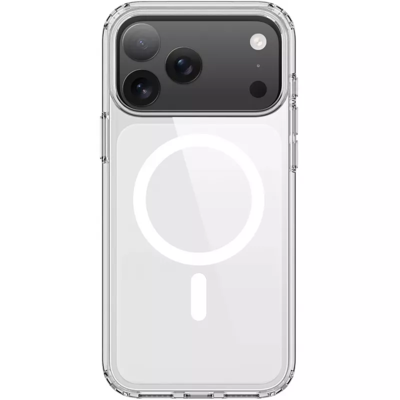 Nevox StyleShell SHOCKFlex dėklas iPhone 17 Pro Max su MagSafe permatomas