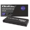 Qoltec 51798 Aktyvus HDMI skirstytuvas 4 x HDMI 4K x 2K | 3.4 Gb/s