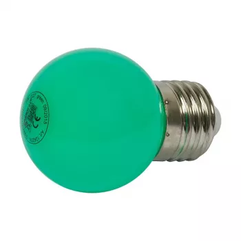 Synergy 21 LED Retrofit E27 lašo formos lemputė G45 žalia 1 W girliandai