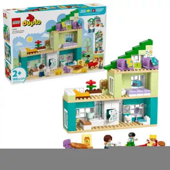 LEGO DUPLO 10470 3 viename Modernūs namai su šeimos figūrėlėmis