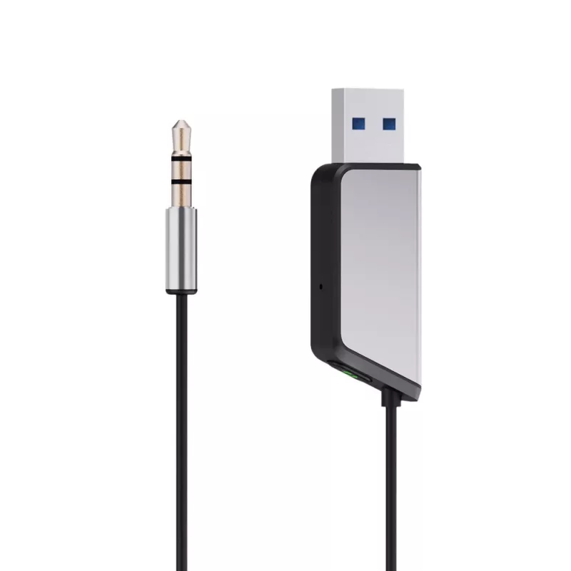 Savio TR-16 Bluetooth 5.3 siųstuvas AUX adapteris su laisvų rankų funkcija, Google Assistant/Siri