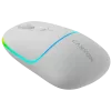 Canyon MW-22 CNS-CMSW22SW Pelė – 2 in 1 Bluetooth/2,4GHz – optinė – 800/1200/1600DPI – 4 mygtukai – RGB apšvietimas – įkraunama – Sniego Baltumo