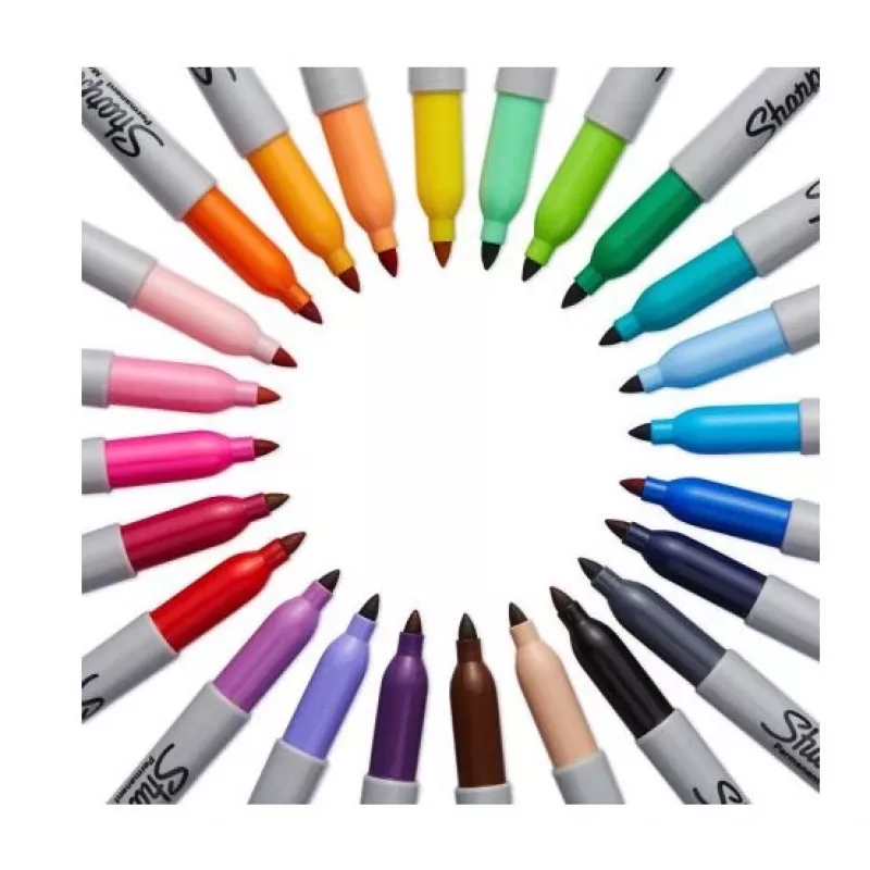 Sharpie Fine marker 18 vnt. Smulkus antgalis Įvairiaspalvis