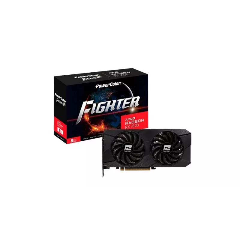 PowerColor Fighter Radeon RX 7600 8GB GDDR6 vaizdo plokštė