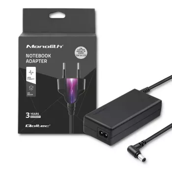 Nešiojamojo kompiuterio maitinimo adapteris Qoltec 65W 3.42A 19V 5.5x2.5 50068.65